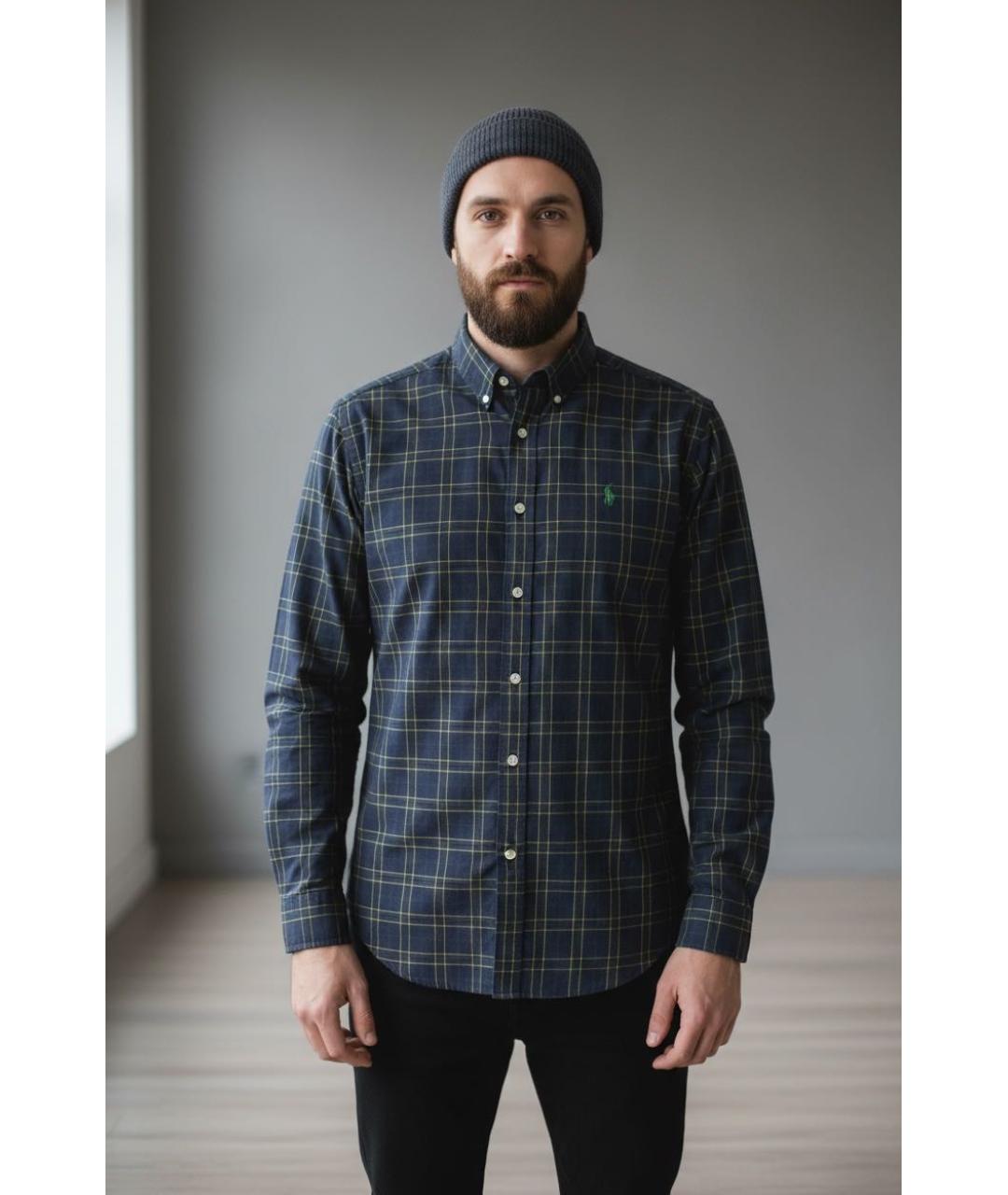 RALPH LAUREN Мульти хлопковая кэжуал рубашка, фото 2