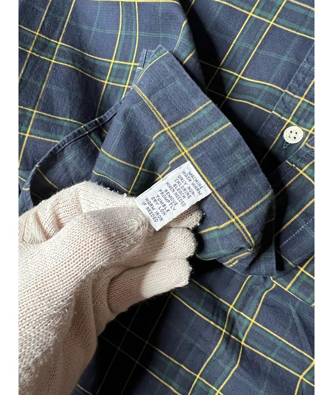 RALPH LAUREN Мульти хлопковая кэжуал рубашка, фото 7