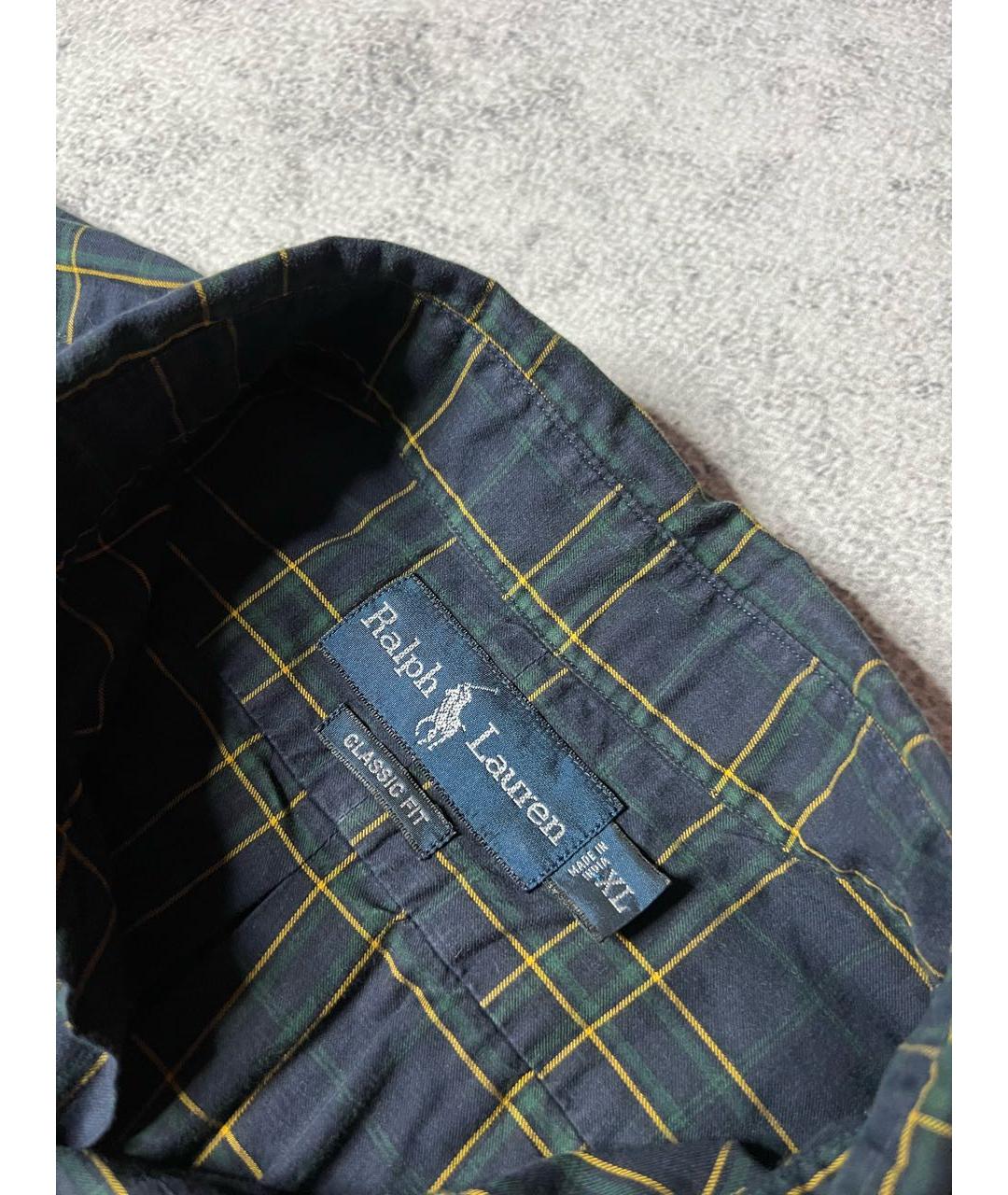 RALPH LAUREN Мульти хлопковая кэжуал рубашка, фото 6