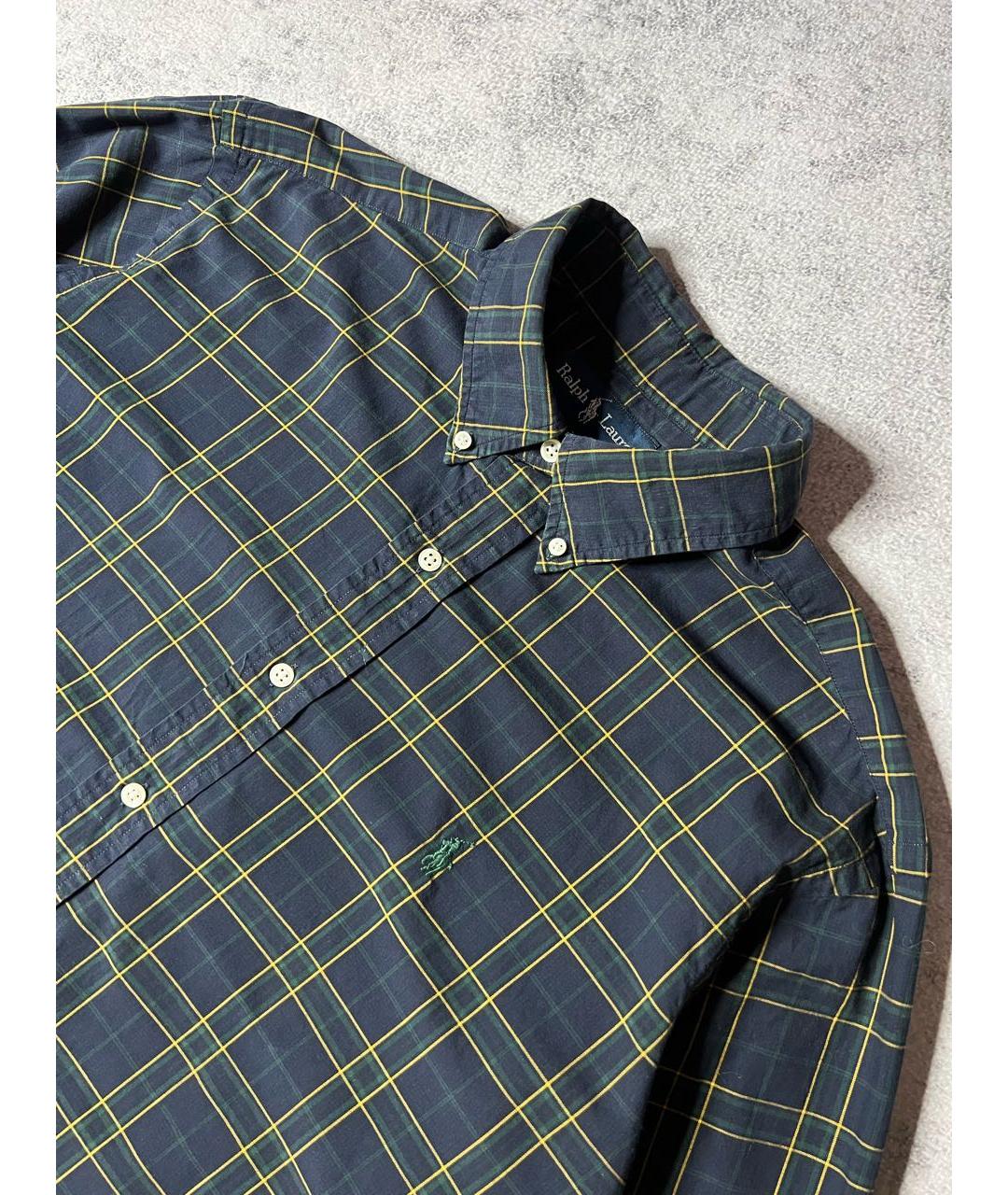 RALPH LAUREN Мульти хлопковая кэжуал рубашка, фото 5