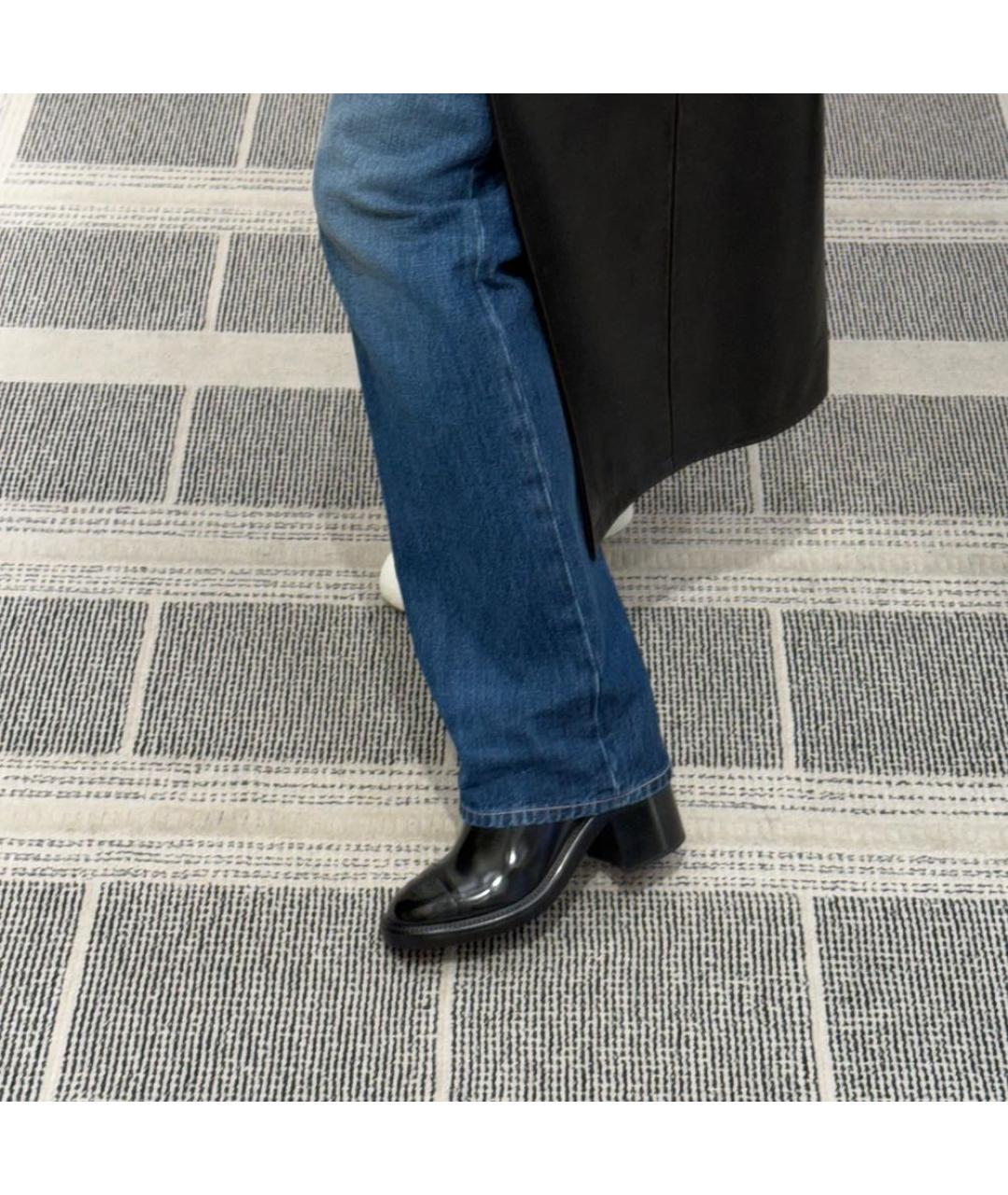 CHANEL Черные ботинки из лакированной кожи, фото 7