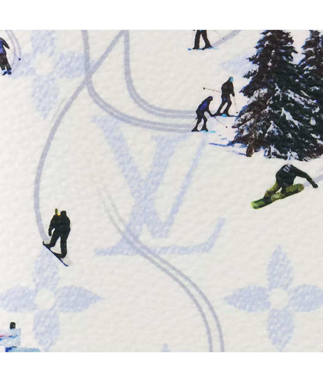 LOUIS VUITTON Белый кожаный кошелек, фото 4