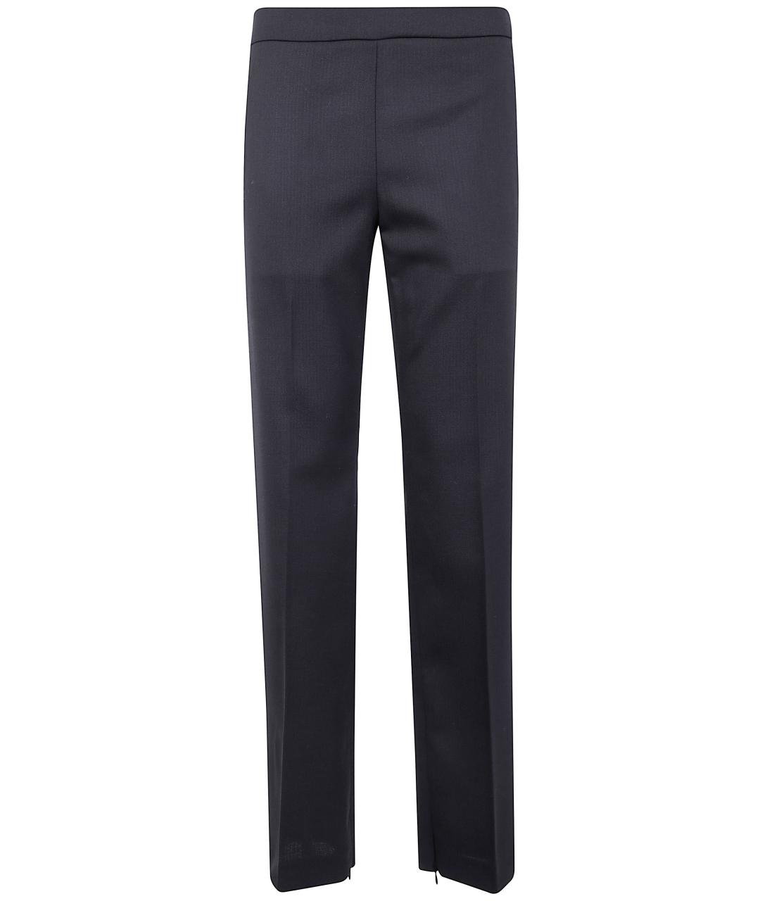 PINKO Черные полиэстеровые прямые брюки, фото 2