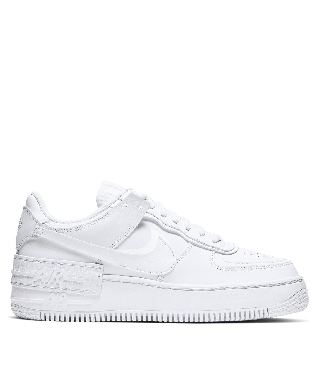 NIKE Белые кожаные кроссовки, фото 1