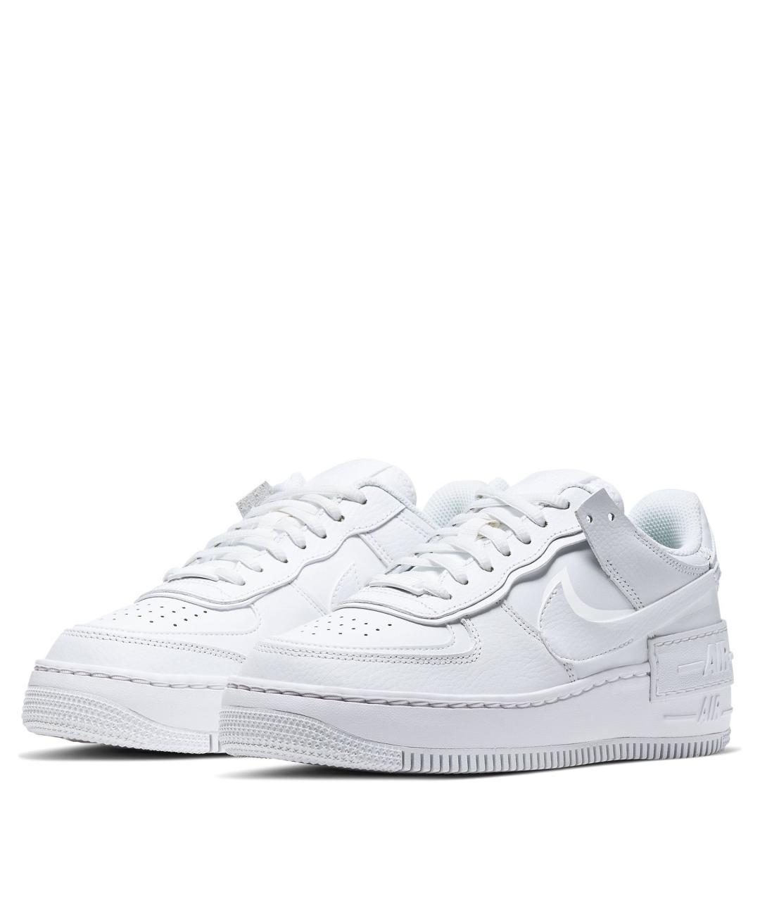 NIKE Белые кожаные кроссовки, фото 3