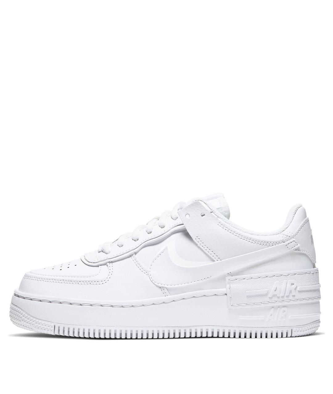 NIKE Белые кожаные кроссовки, фото 7