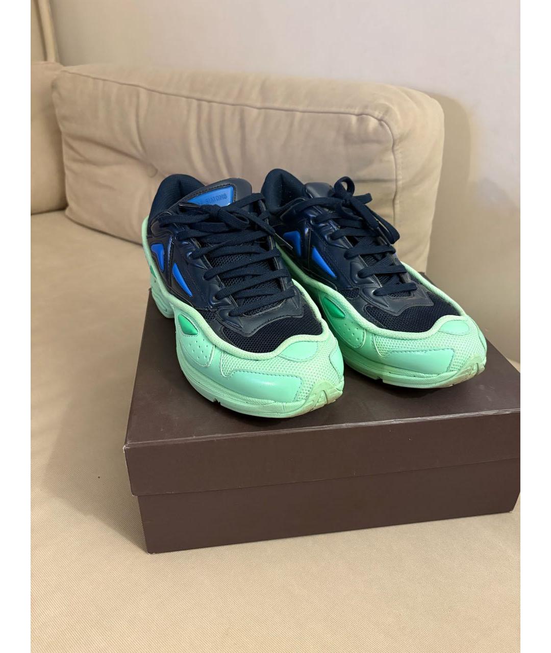 RAF SIMONS Мульти текстильные низкие кроссовки / кеды, фото 5