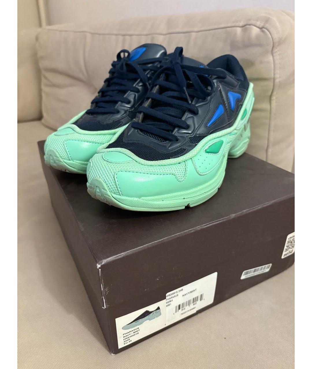 RAF SIMONS Мульти текстильные низкие кроссовки / кеды, фото 2