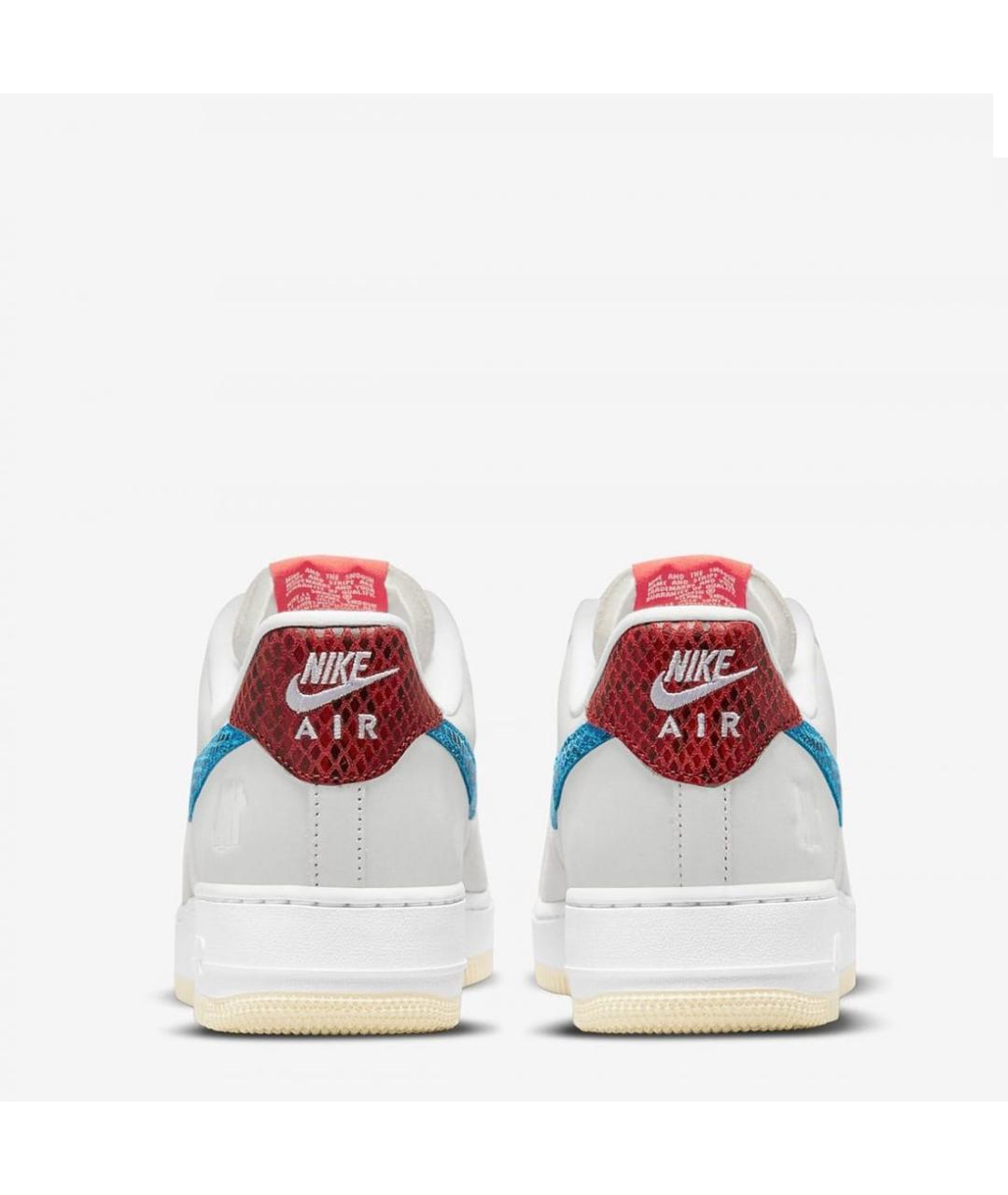 NIKE Серые кожаные кроссовки, фото 5