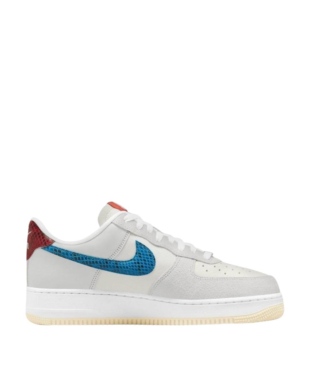 NIKE Серые кожаные кроссовки, фото 1