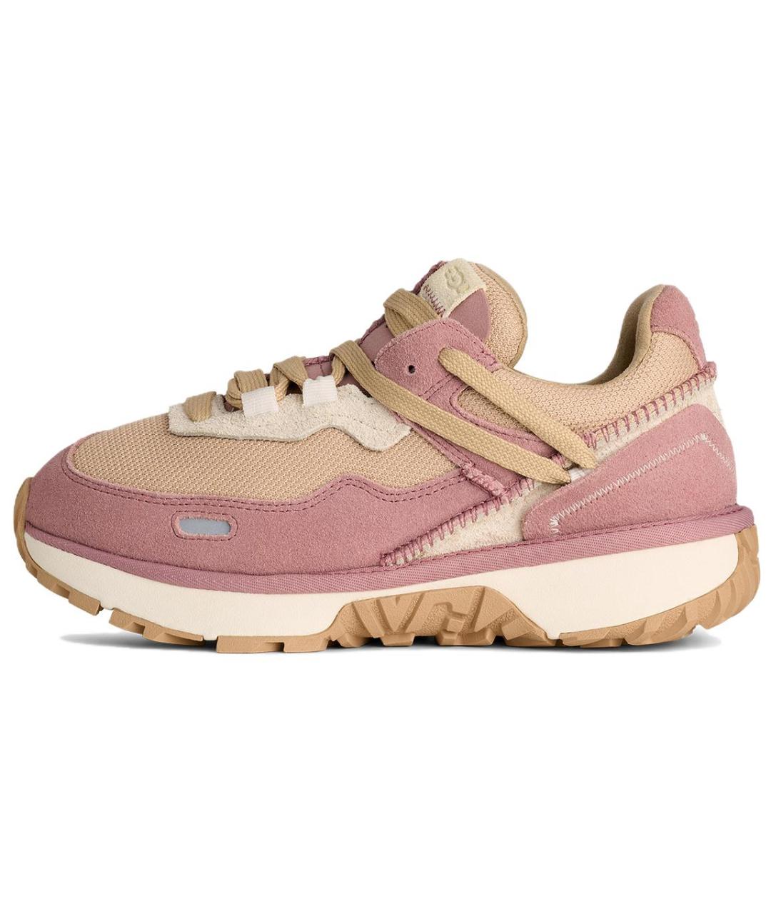 UGG AUSTRALIA Розовые замшевые кроссовки, фото 3
