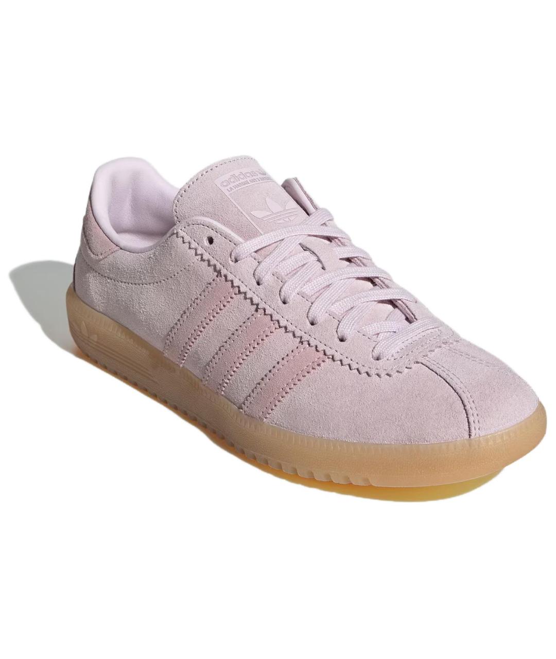 ADIDAS Розовые замшевые кеды, фото 3