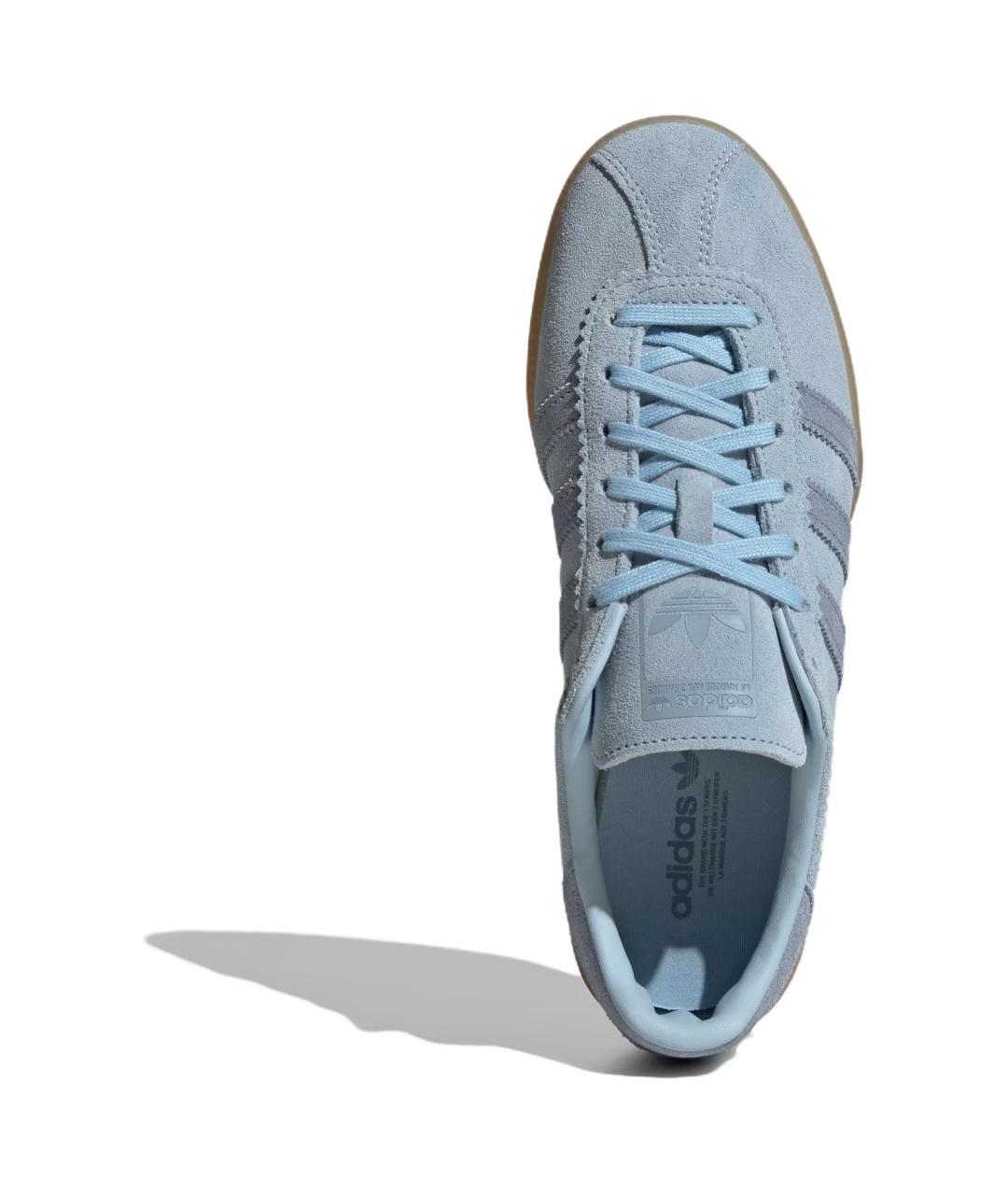 ADIDAS Голубые замшевые кеды, фото 5