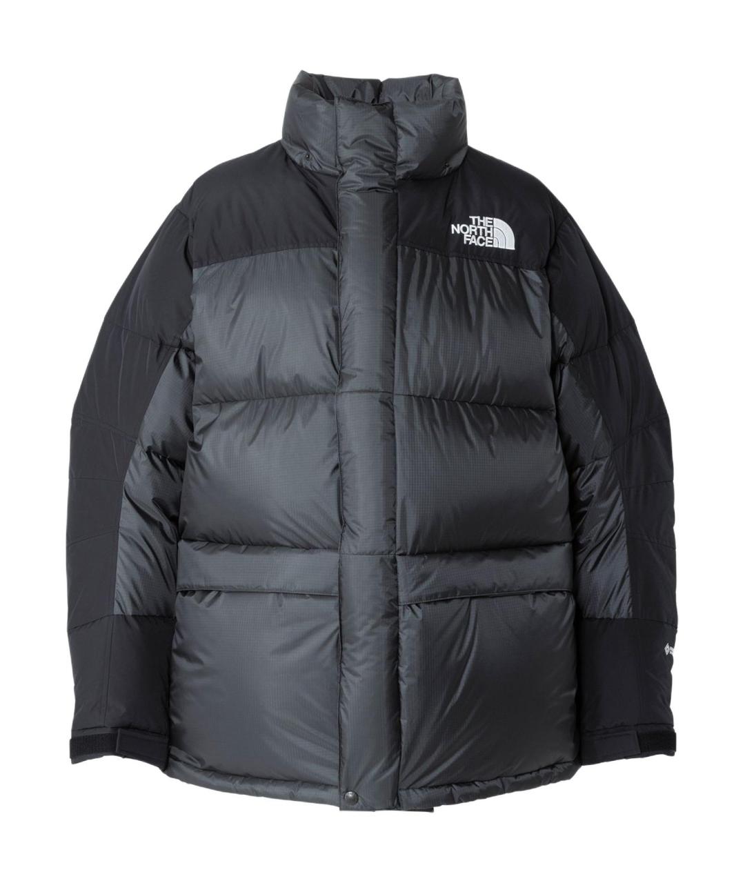 THE NORTH FACE Серый полиамидовый пуховик, фото 3