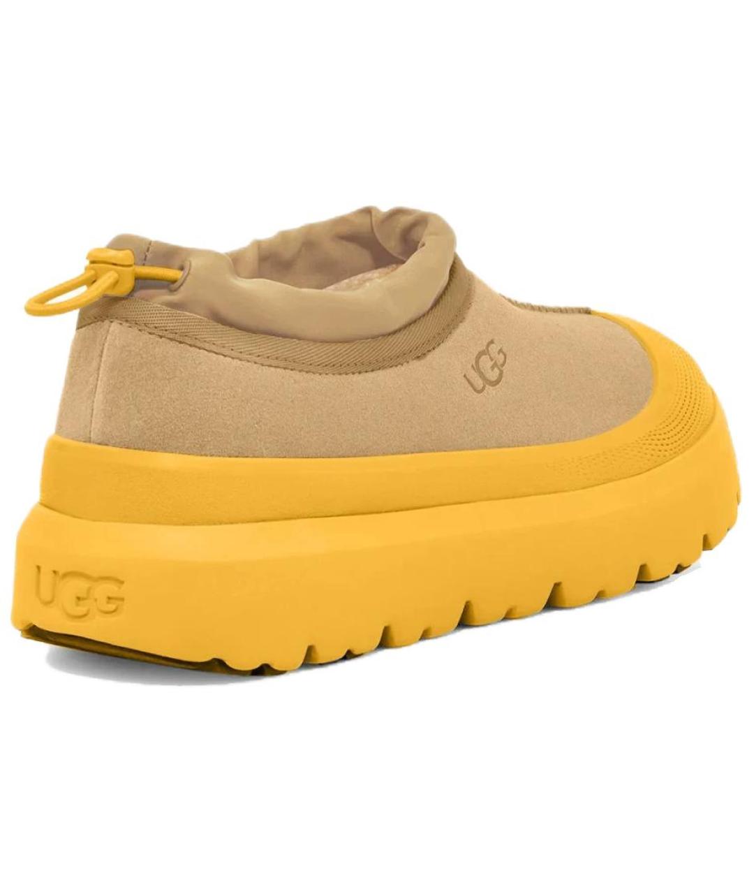 UGG AUSTRALIA Коричневые нубуковые ботинки, фото 3