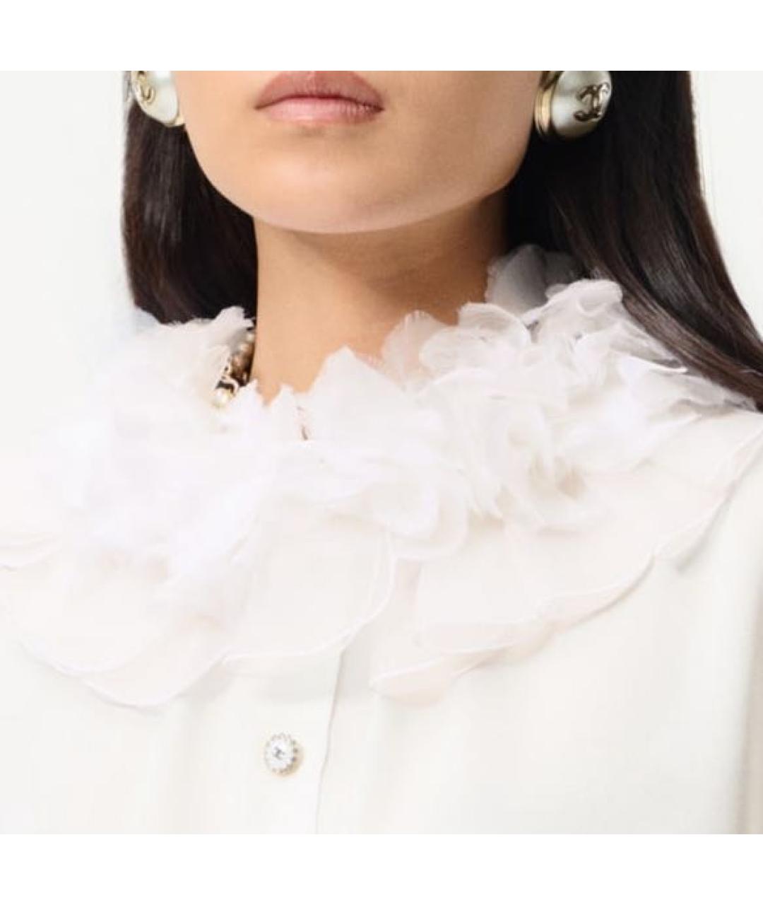 CHANEL Бежевые металлические клипсы, фото 4