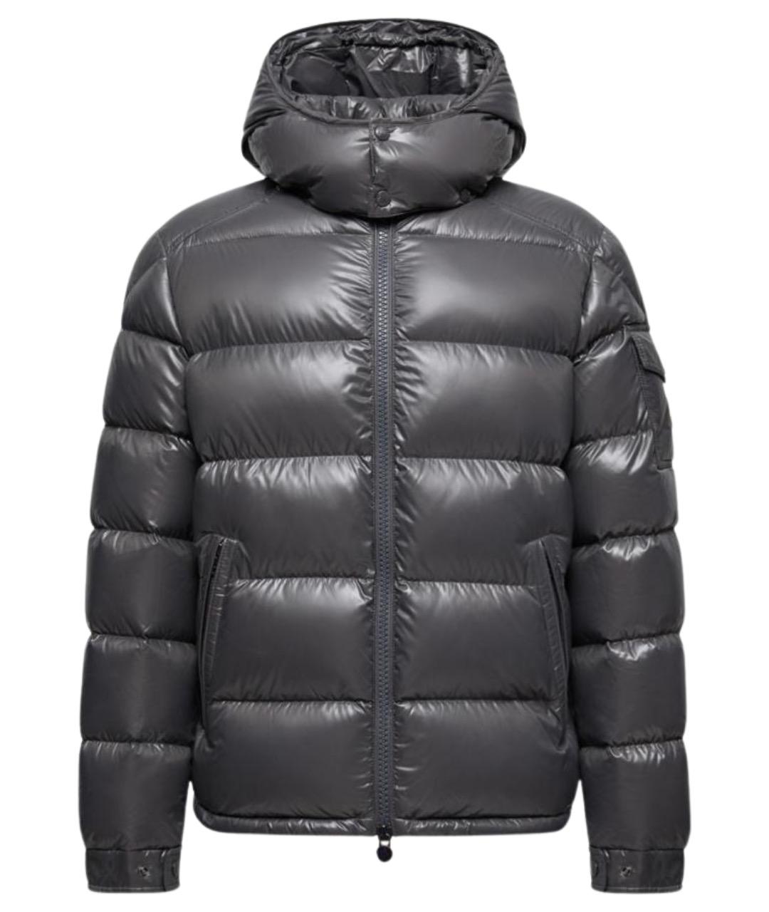 MONCLER Черная полиамидовая куртка, фото 1