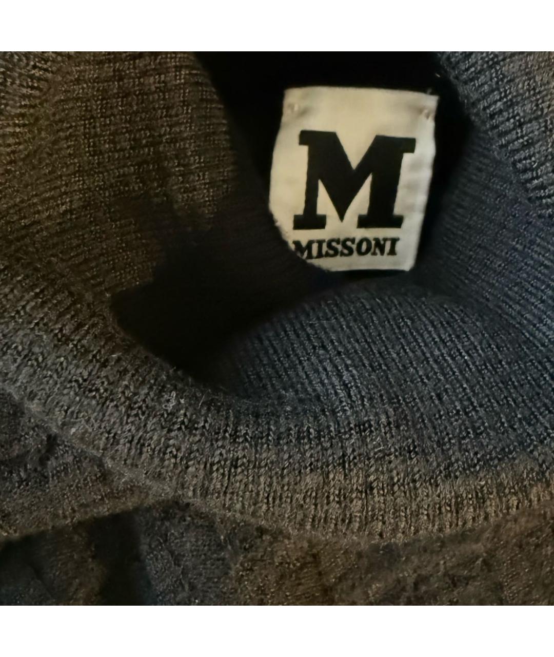 M MISSONI Черная шерстяная водолазка, фото 7