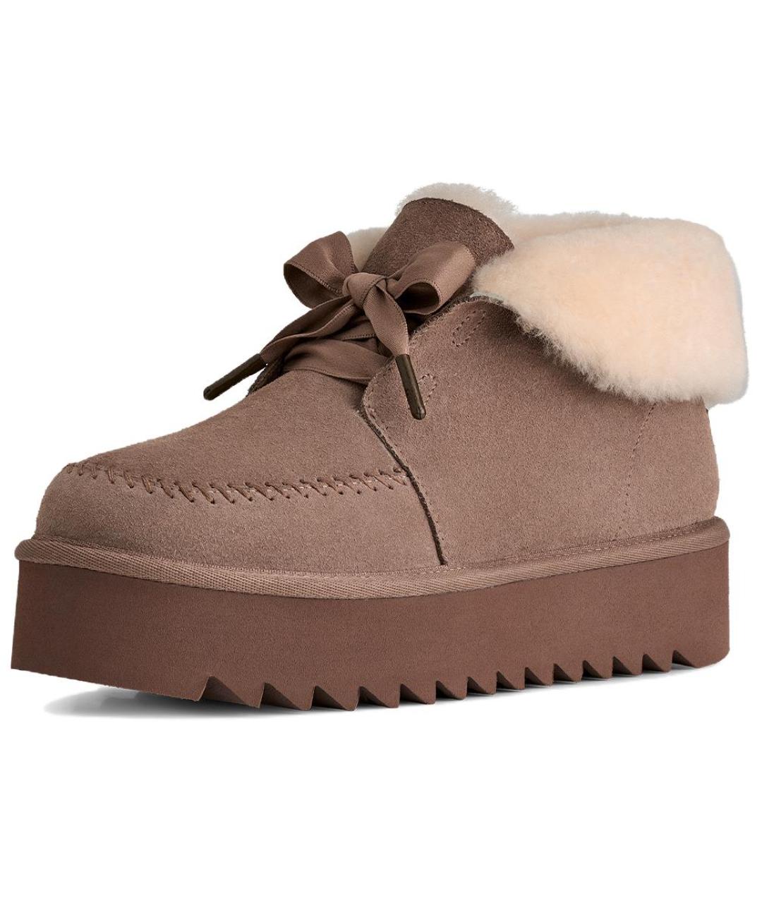 UGG AUSTRALIA Антрацитовые замшевые ботинки, фото 2