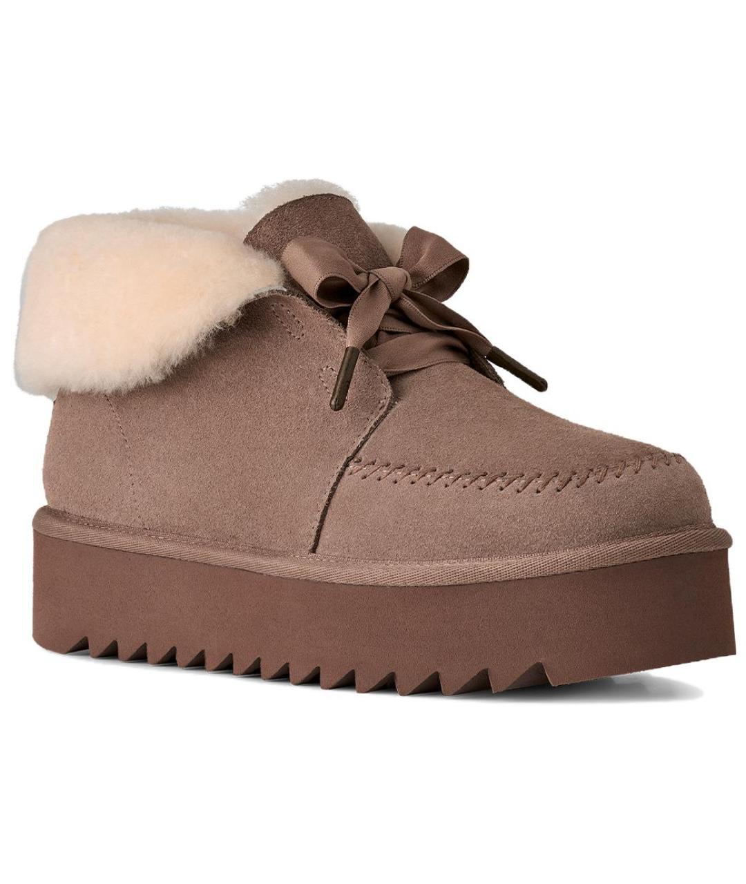 UGG AUSTRALIA Антрацитовые замшевые ботинки, фото 1