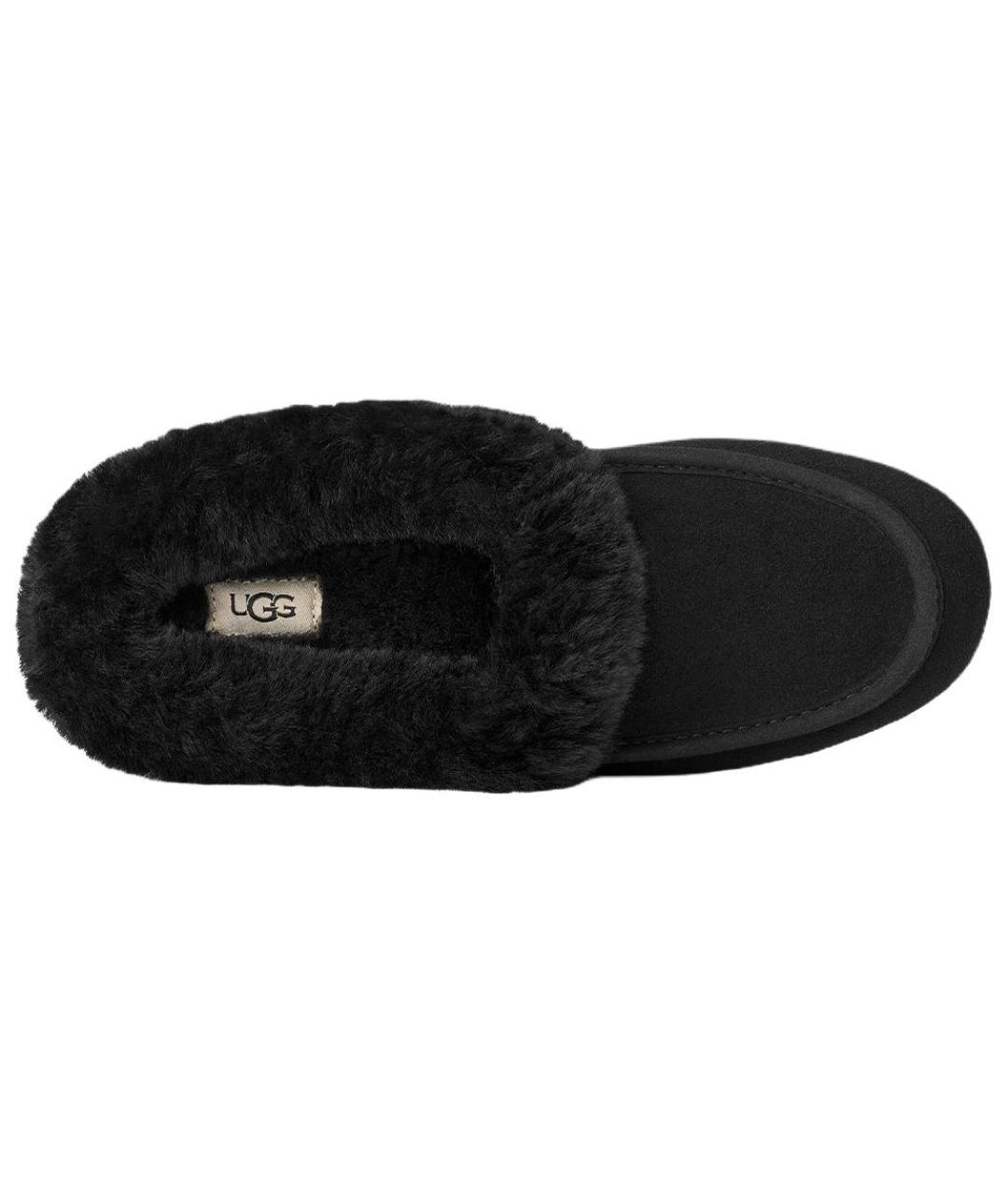UGG AUSTRALIA Черные нубуковые мюли, фото 5