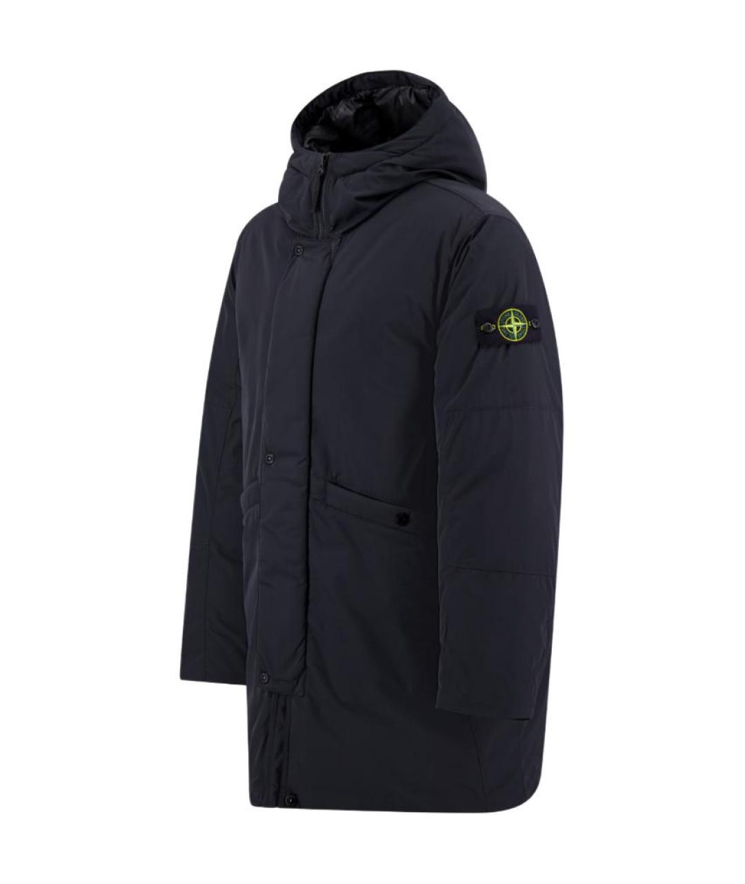 STONE ISLAND Черная куртка, фото 3