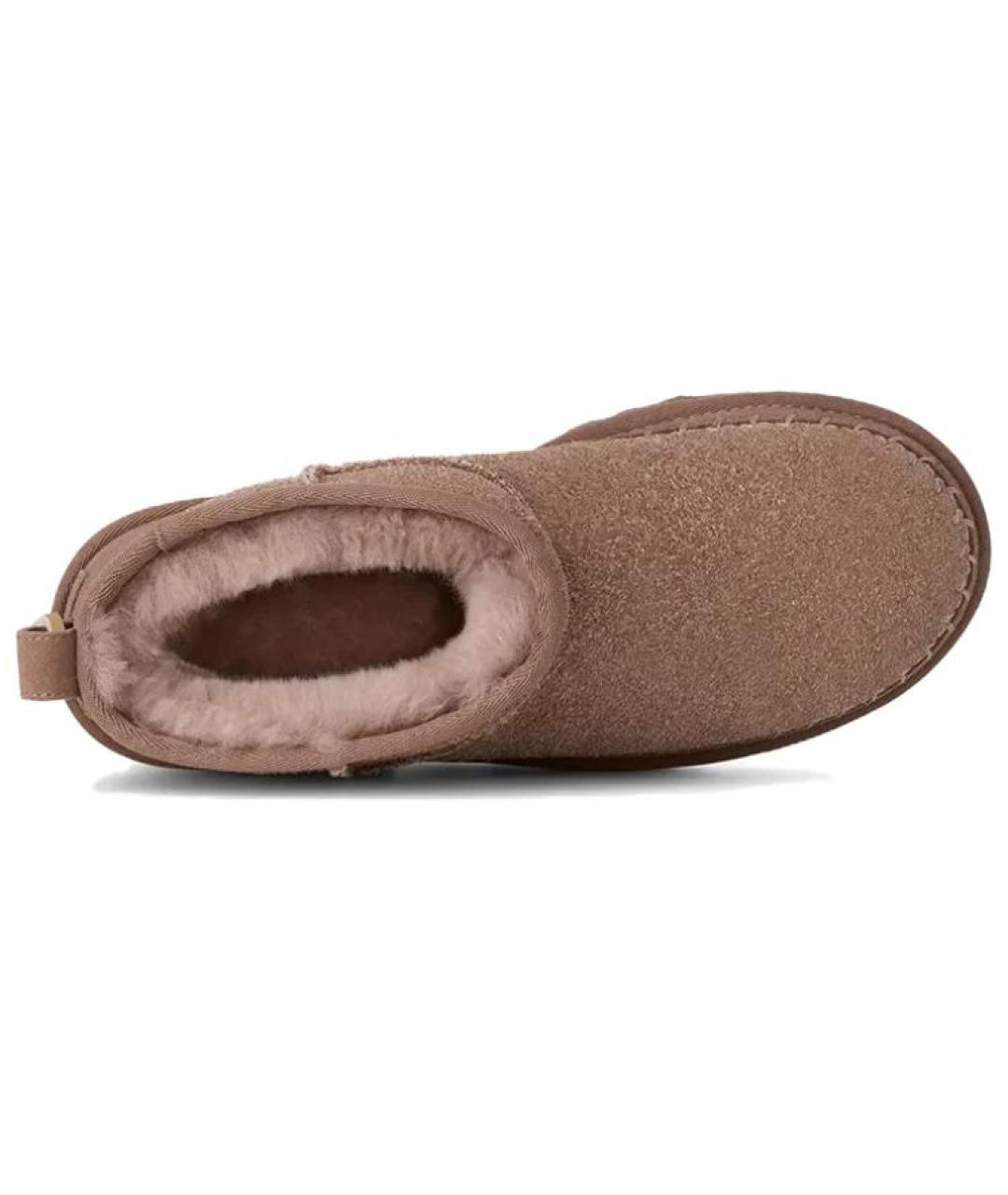 UGG AUSTRALIA Коричневые замшевые ботинки, фото 5