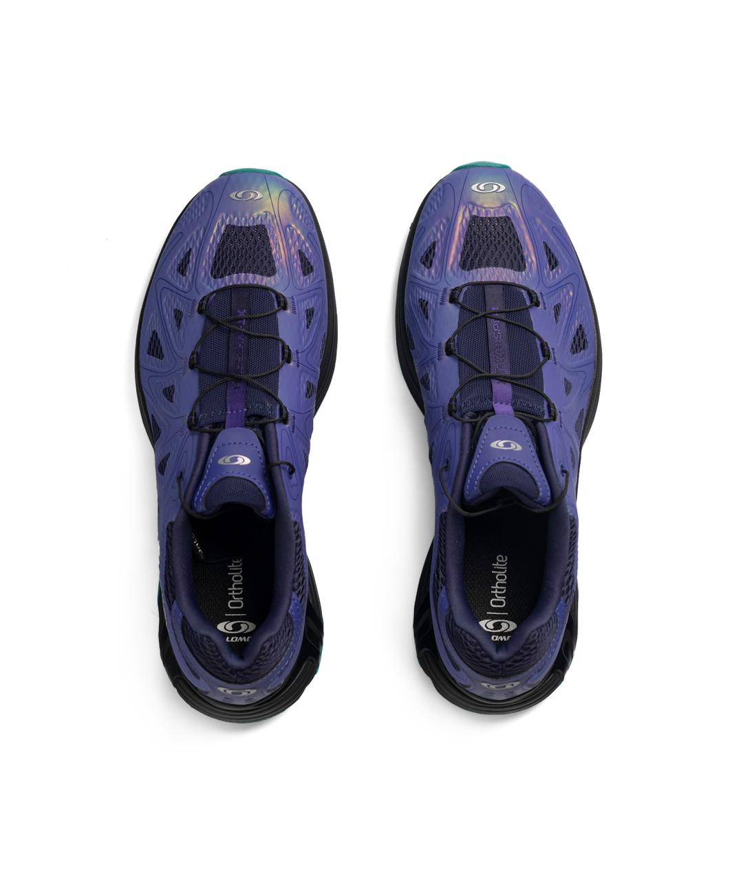 SALOMON Фиолетовые синтетические кроссовки, фото 4