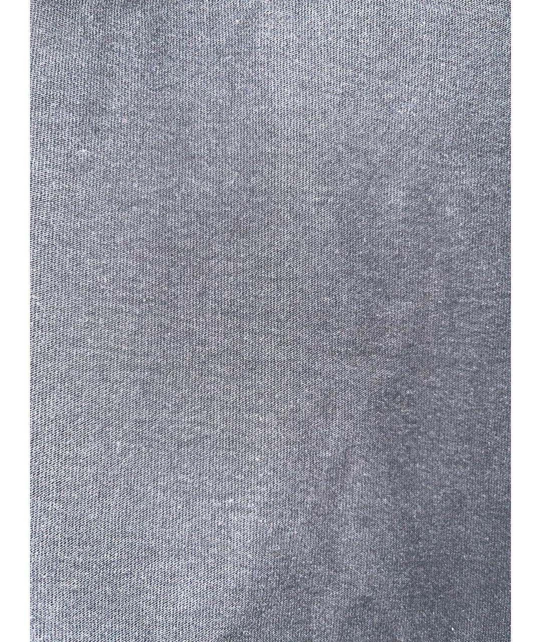 STUSSY Черная хлопковая футболка, фото 4