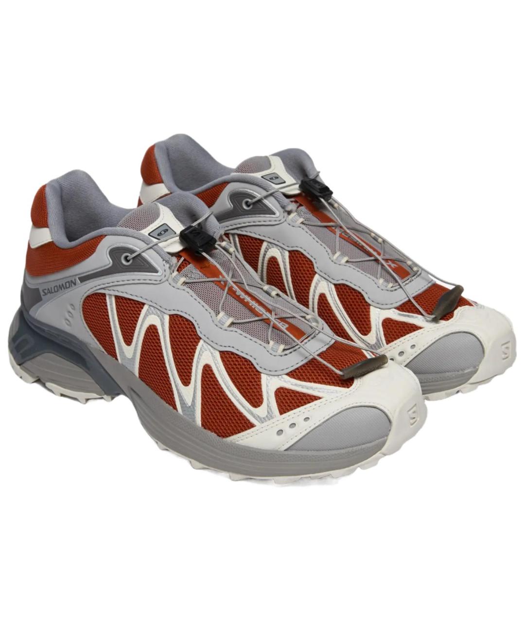 SALOMON Красные текстильные кроссовки, фото 3