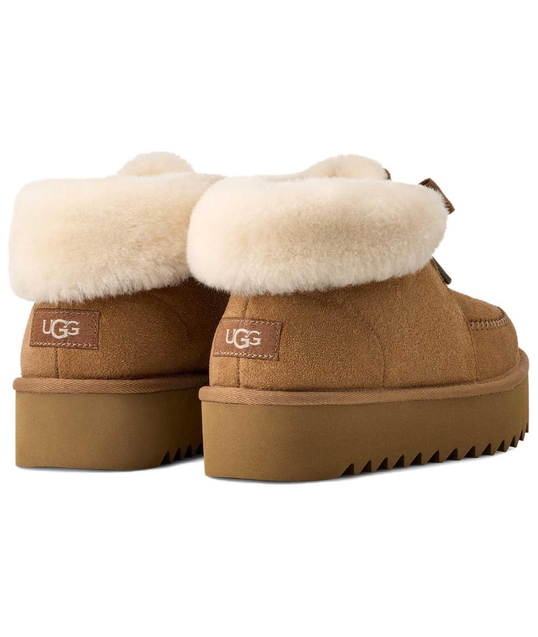 UGG AUSTRALIA Коричневые замшевые ботинки, фото 3