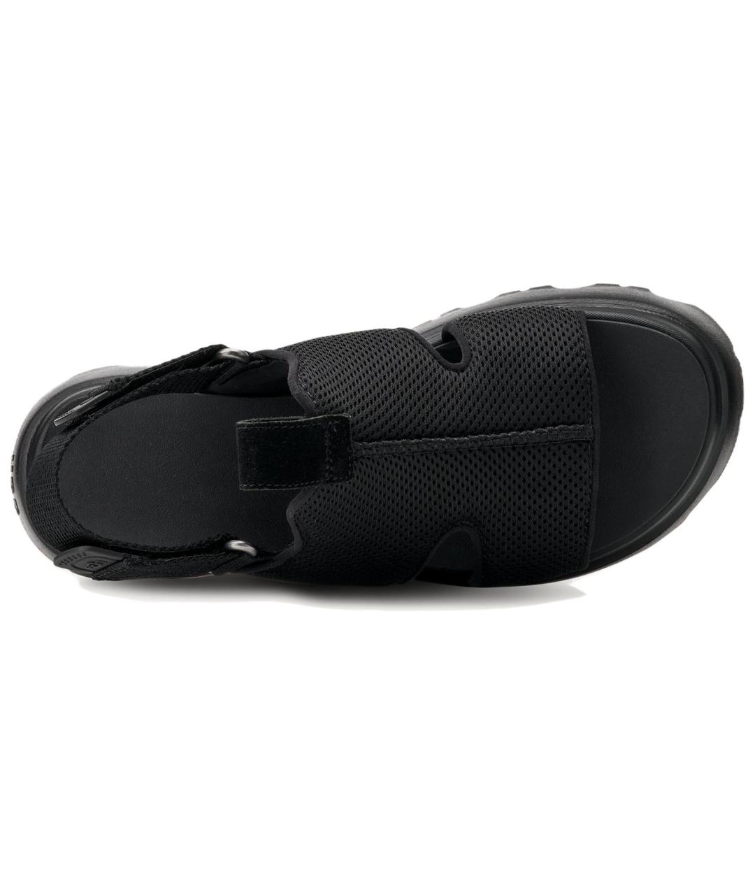 UGG AUSTRALIA Черные текстильные сандалии, фото 4