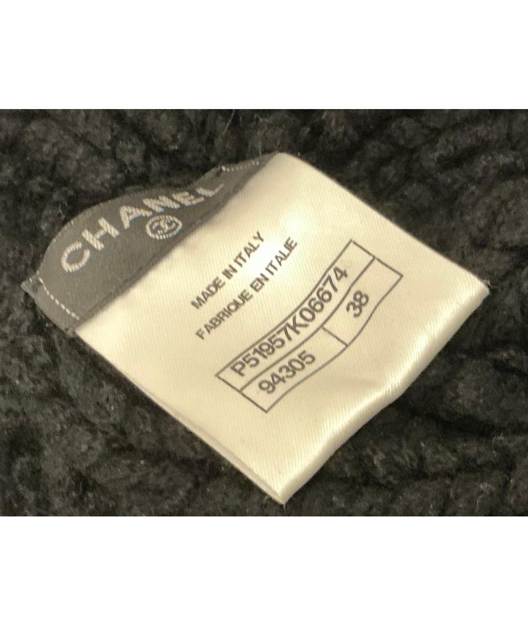 CHANEL Черный шерстяной джемпер / свитер, фото 6