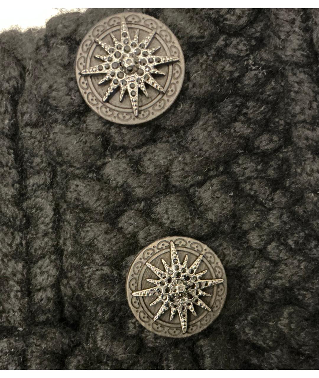 CHANEL Черный шерстяной джемпер / свитер, фото 5