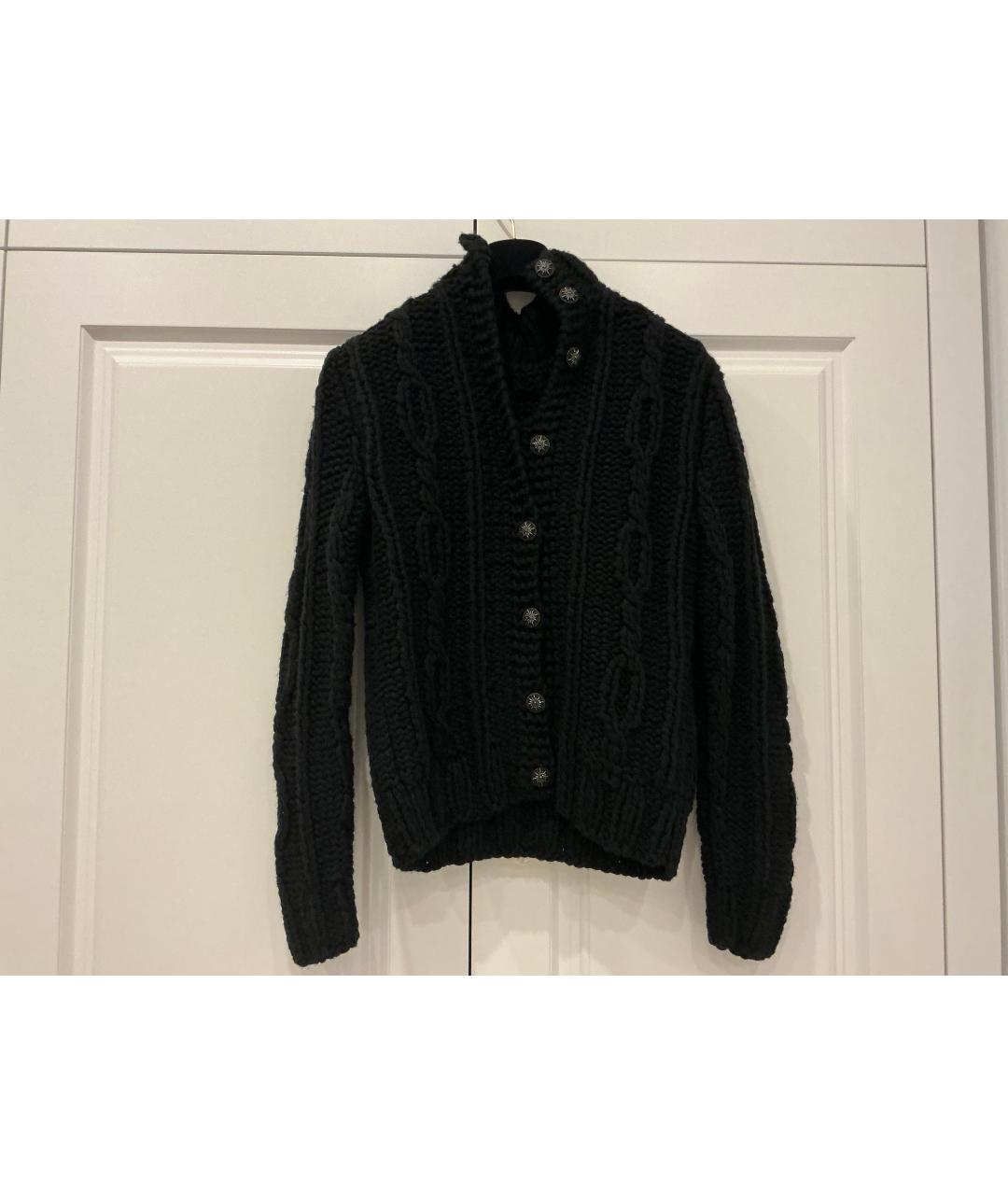 CHANEL Черный шерстяной джемпер / свитер, фото 2