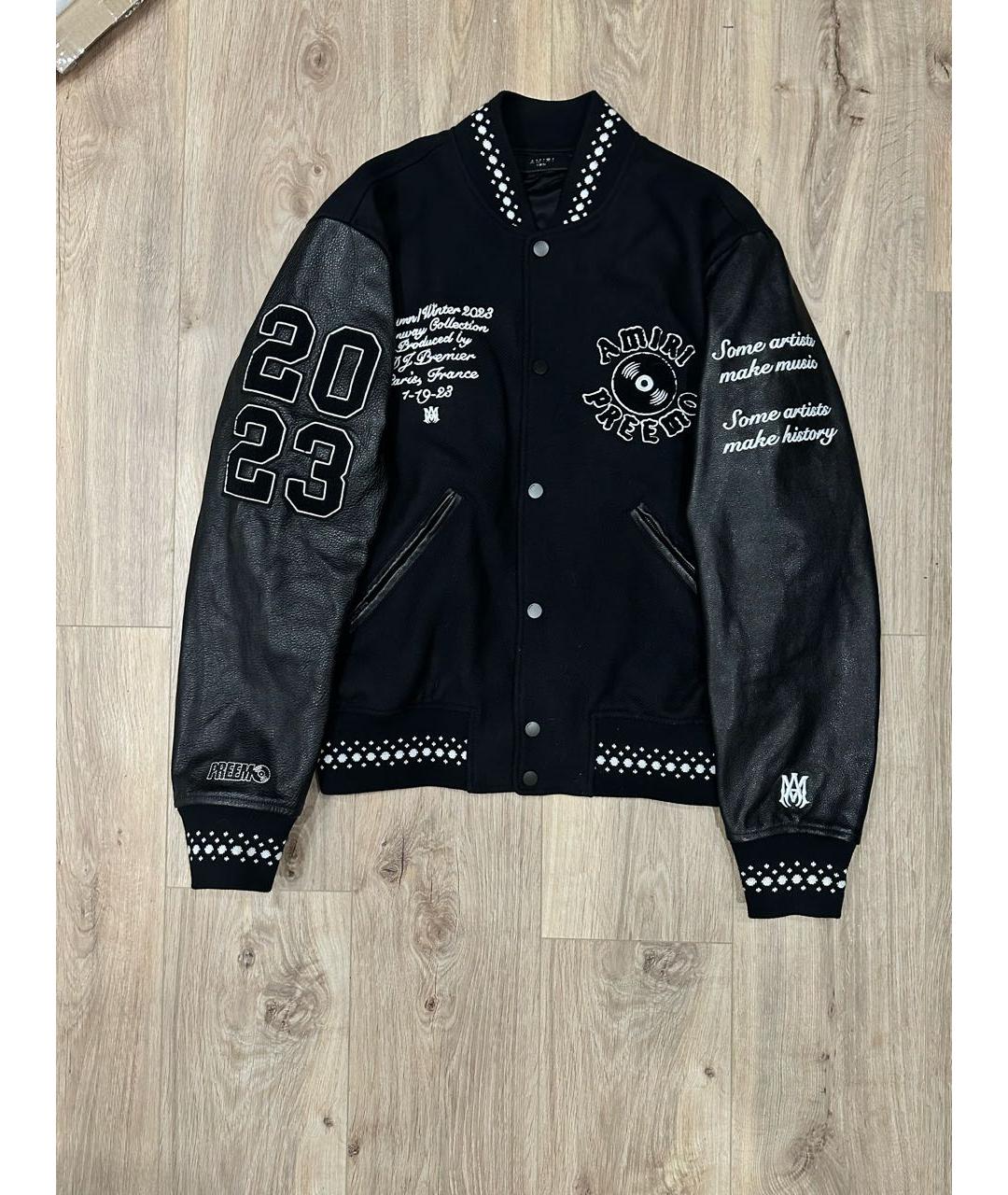 AMIRI Черная шерстяная куртка, фото 5