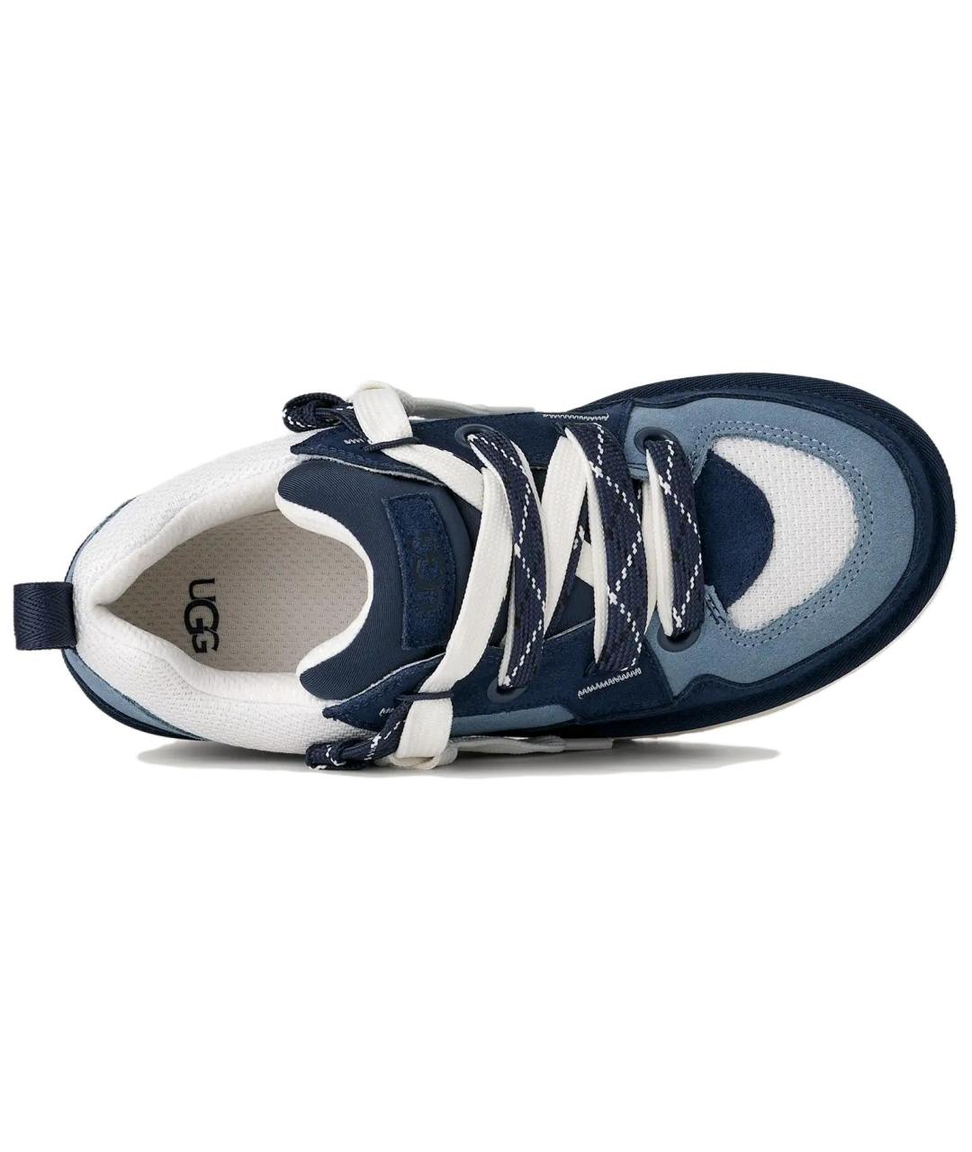 UGG AUSTRALIA Синие замшевые низкие кроссовки / кеды, фото 5