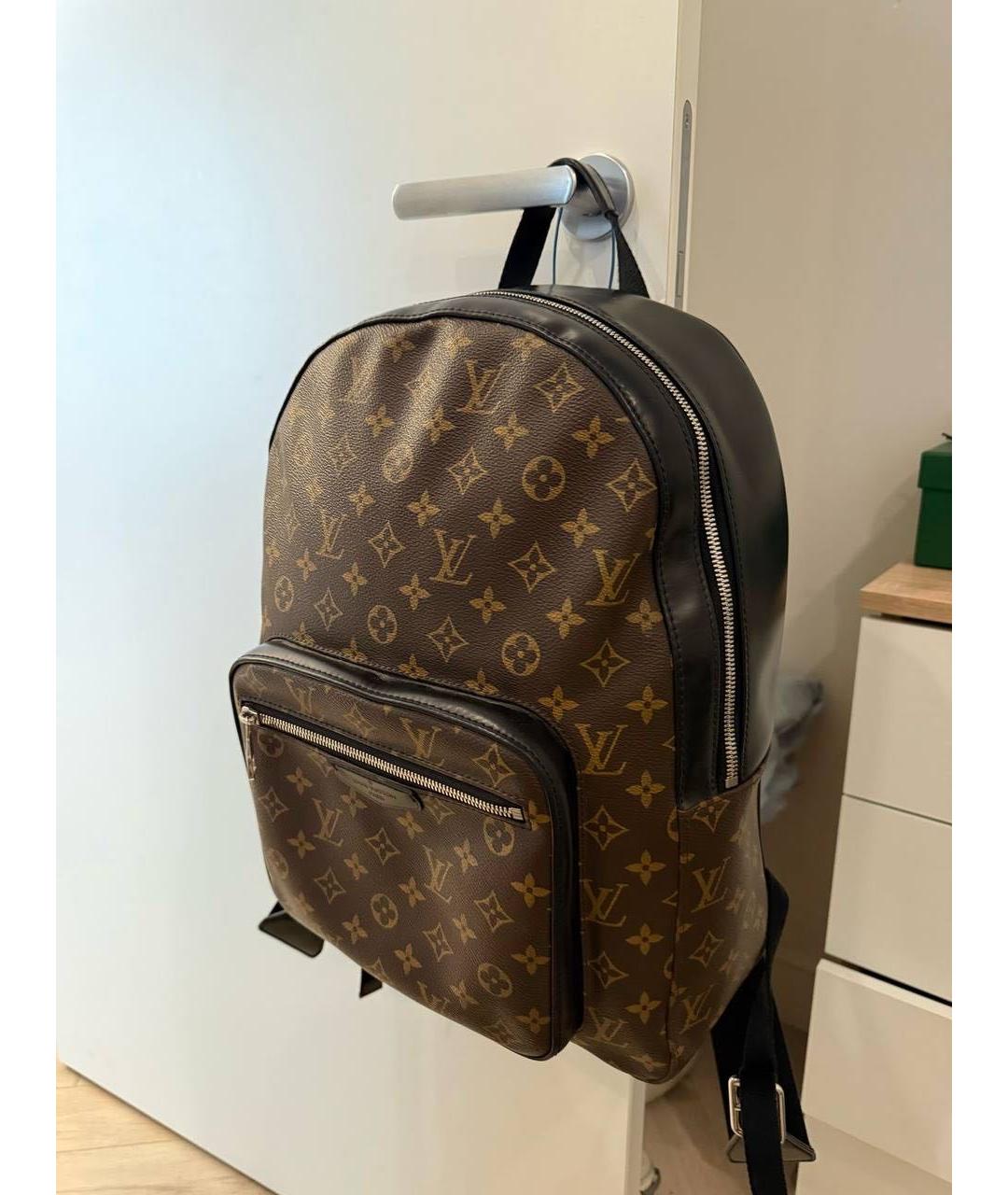 LOUIS VUITTON Бордовый рюкзак, фото 6