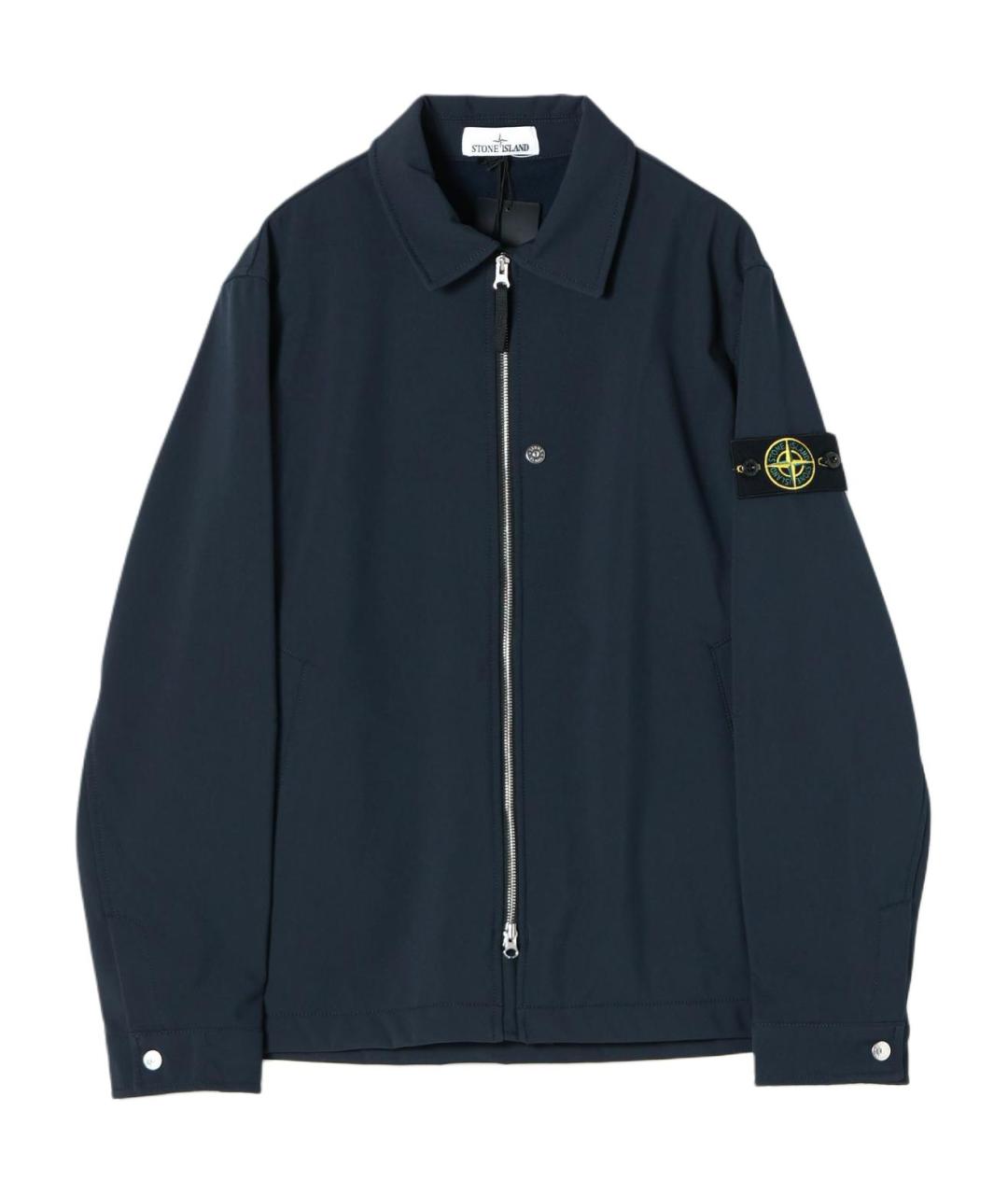 STONE ISLAND Темно-синяя куртка, фото 1