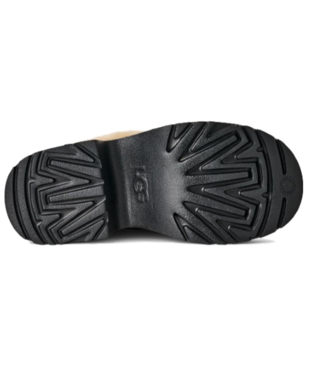 UGG AUSTRALIA Черные кожаные сапоги, фото 5