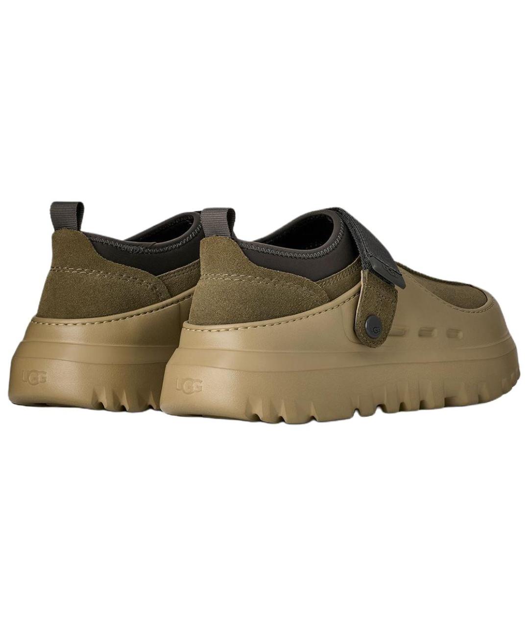 UGG AUSTRALIA Хаки замшевые высокие кроссовки / кеды, фото 4