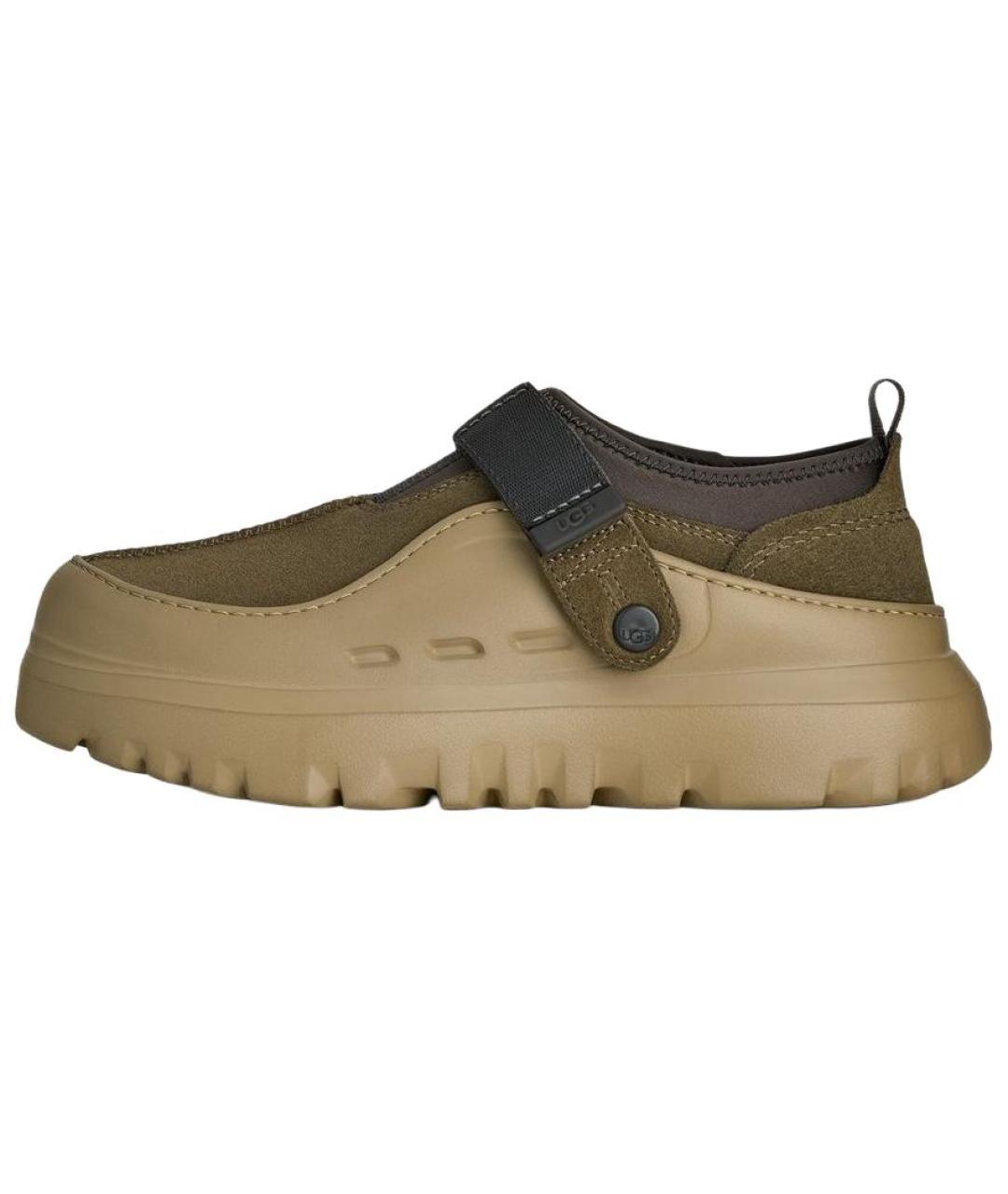 UGG AUSTRALIA Хаки замшевые высокие кроссовки / кеды, фото 2