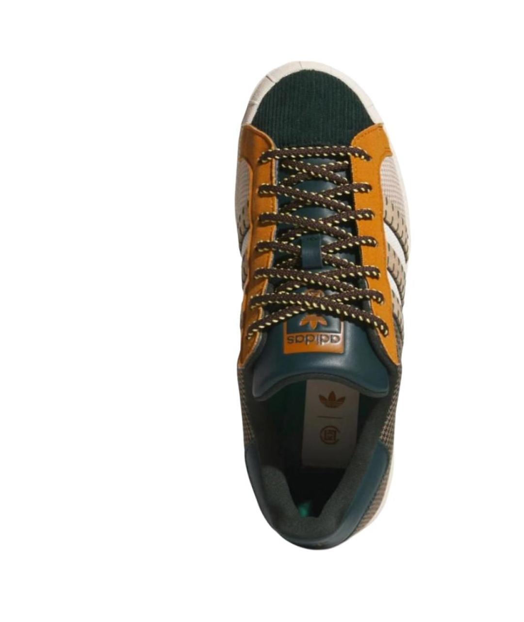 ADIDAS Бежевые кеды, фото 4