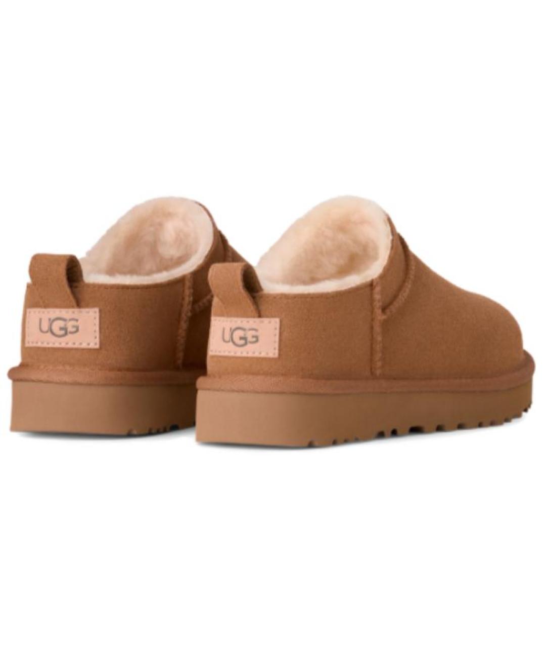 UGG AUSTRALIA Коричневые замшевые ботинки, фото 4