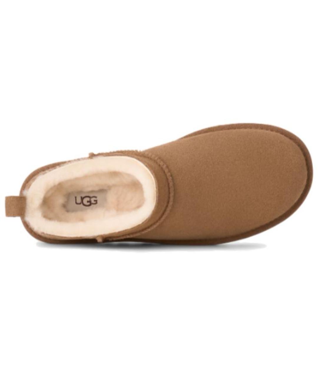 UGG AUSTRALIA Коричневые замшевые ботинки, фото 5