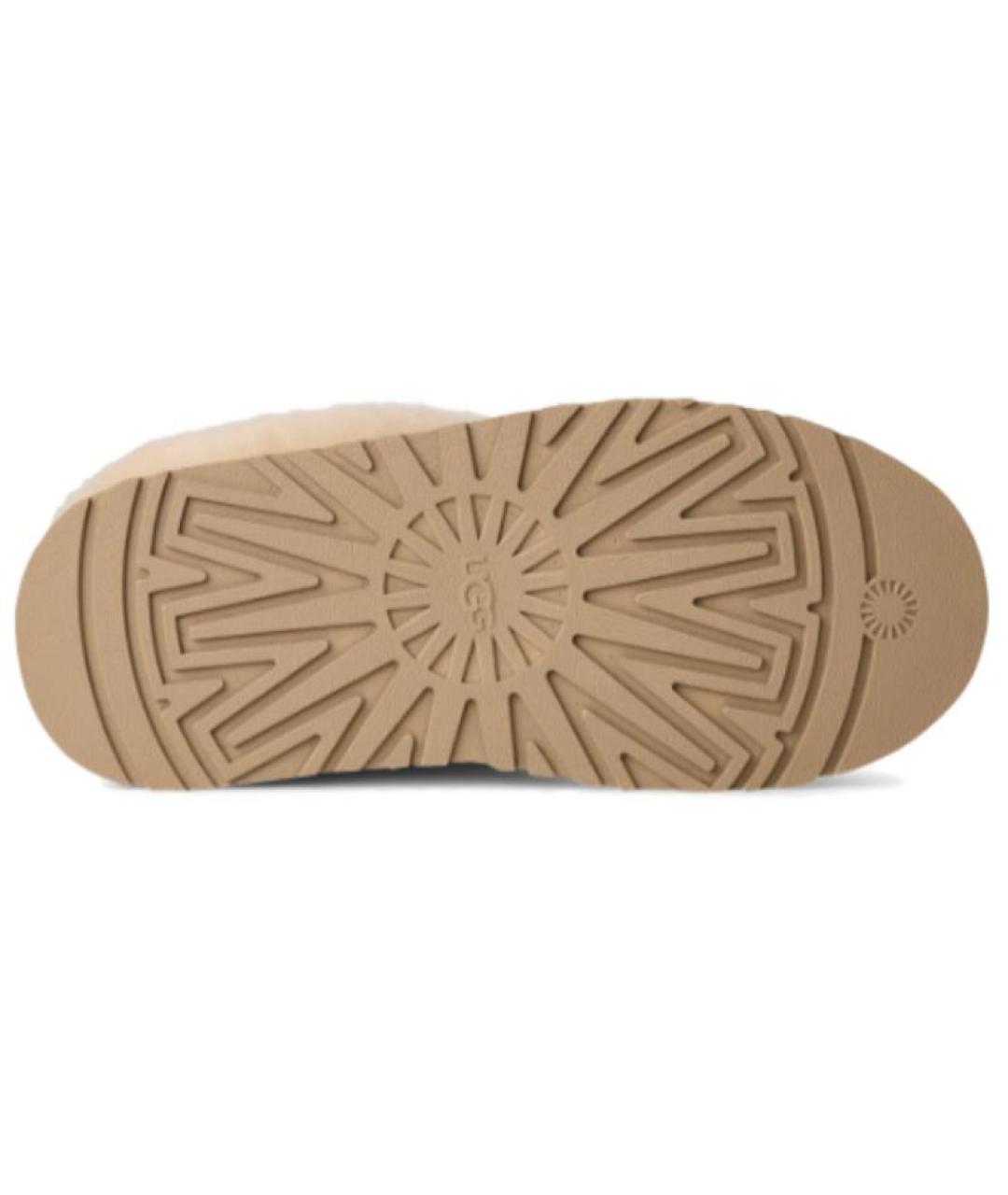 UGG AUSTRALIA Бежевые замшевые ботинки, фото 6