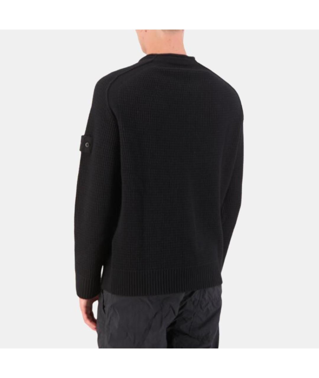 STONE ISLAND Черный джемпер / свитер, фото 3