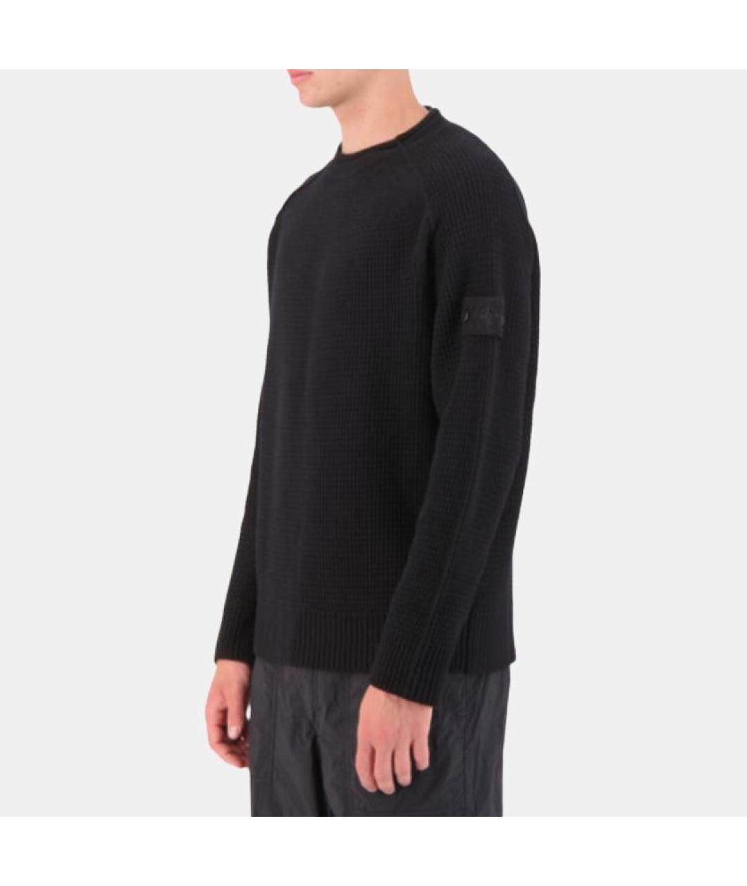 STONE ISLAND Черный джемпер / свитер, фото 2