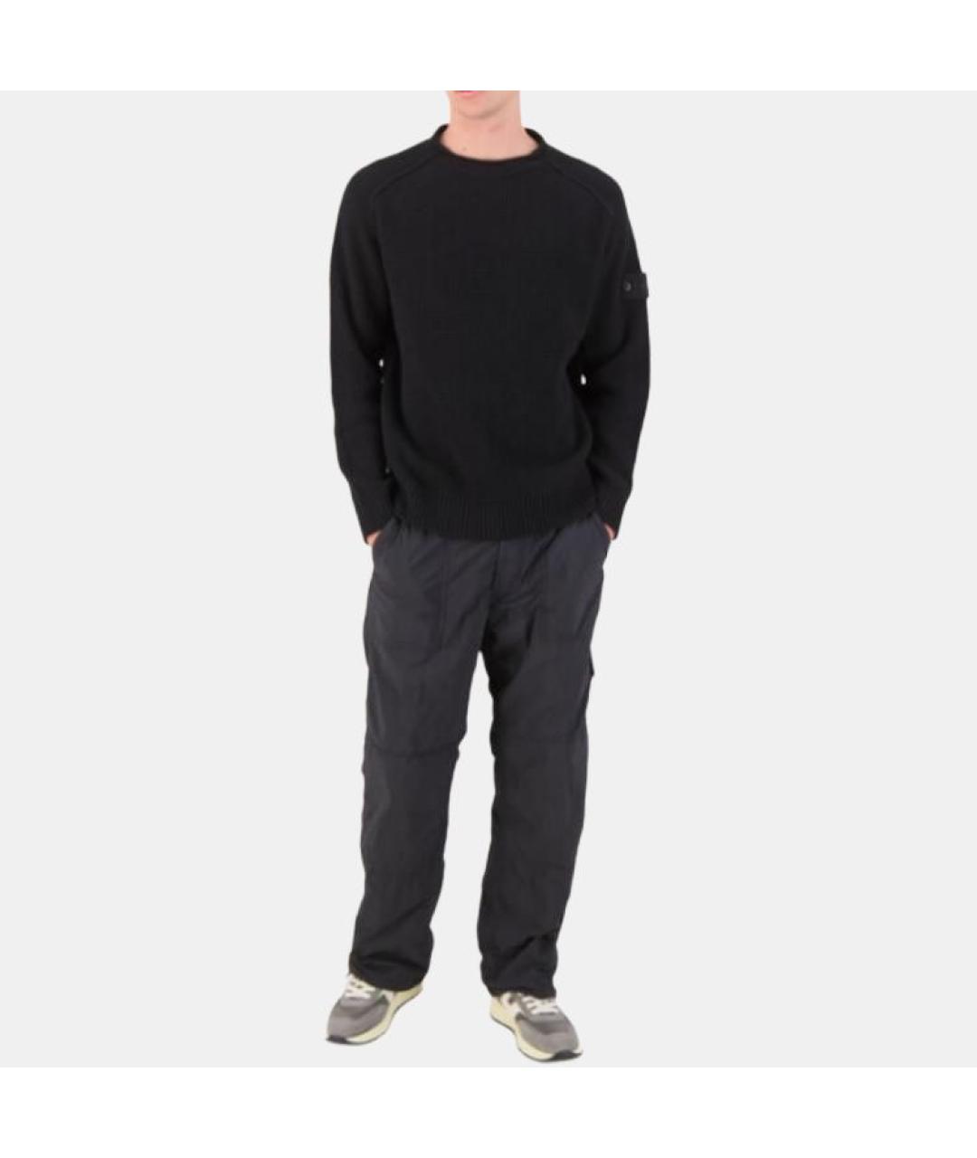 STONE ISLAND Черный джемпер / свитер, фото 4