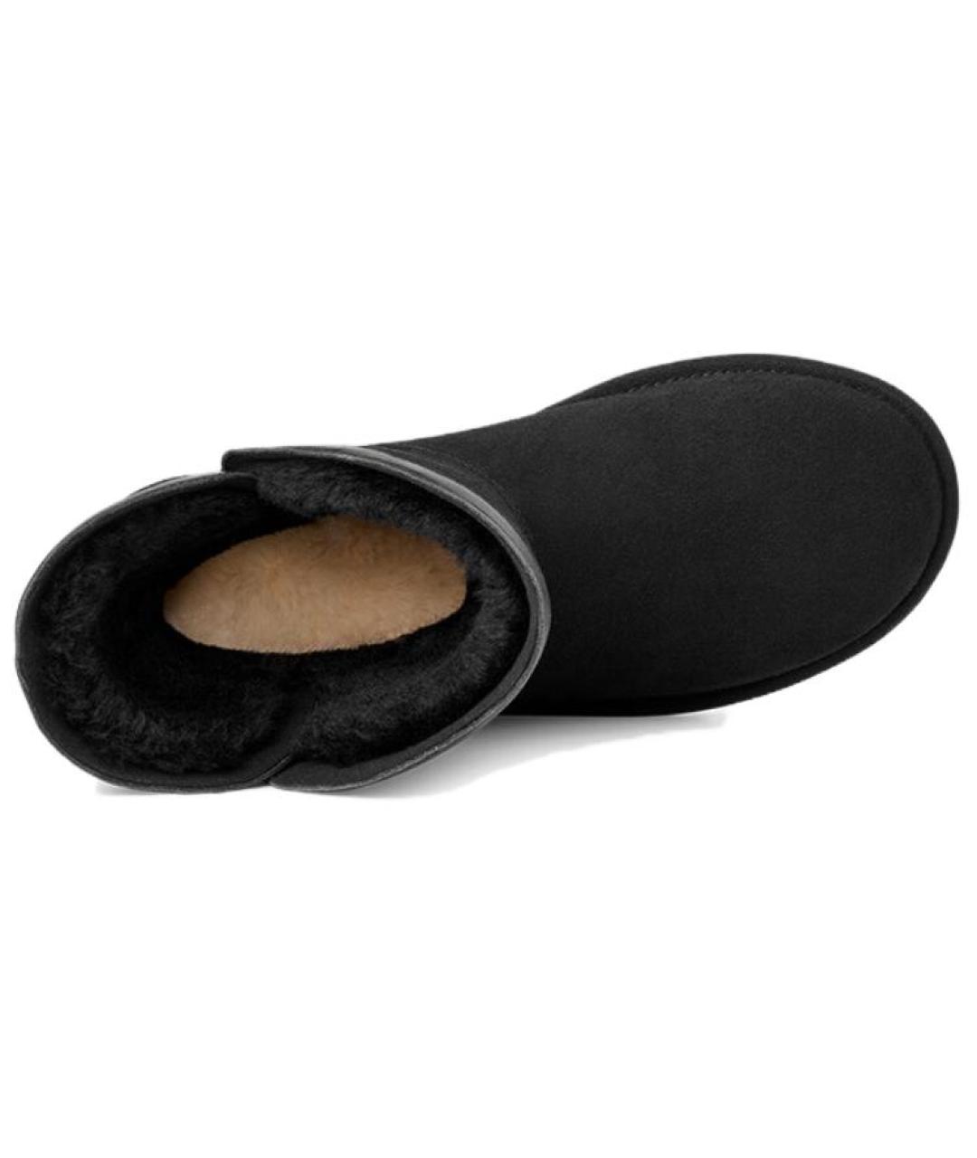 UGG AUSTRALIA Черные замшевые ботинки, фото 6